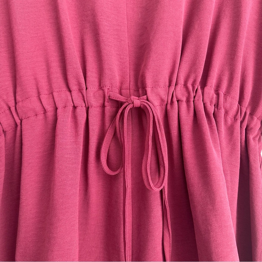 Burgundy Ruffle Romper - Picture 5 of 6